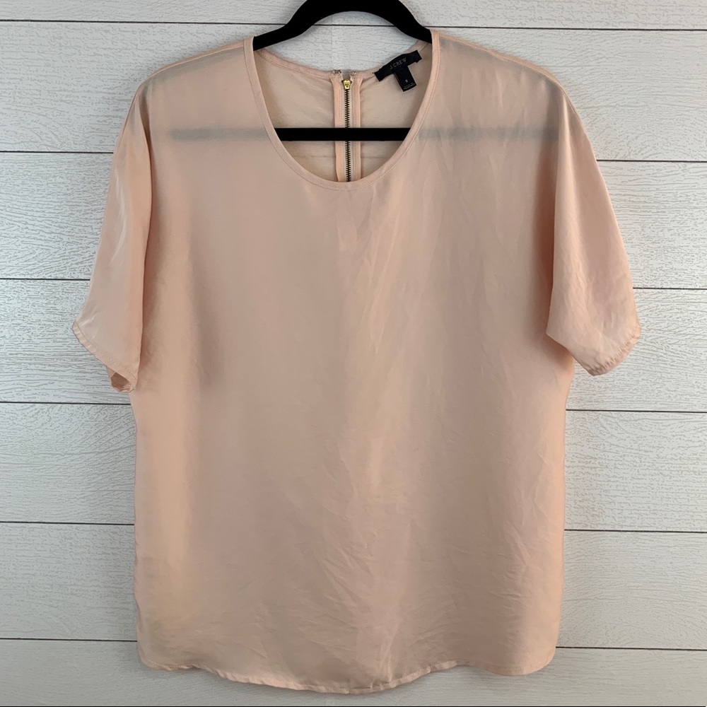 J. Crew Peach Blouse